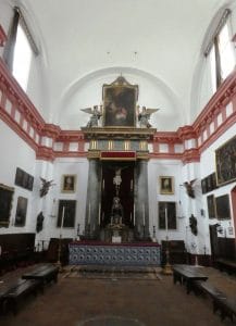 Altar Mayor Oratorio de la Escuela de Cristo de la Natividad. Barrio Santa Cruz