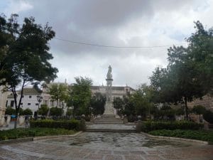 Plaza del Triunfo. Monumento a la Inmaculada