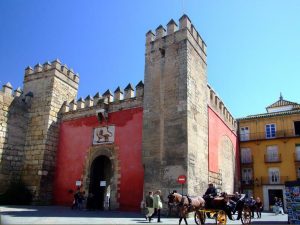 Entrada a los Reales Alcázares de Sevilla